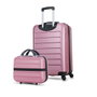 Zoozie Bags Juego de maletas 2 piezas Oro rosa